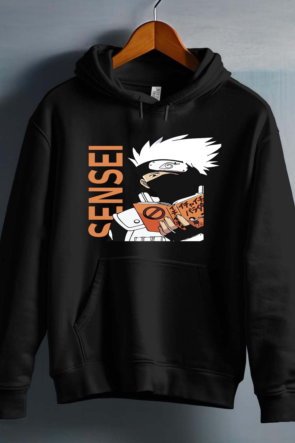 COULEUR:Noir|Sweat Capuche Garçon | sensei naruto Noir