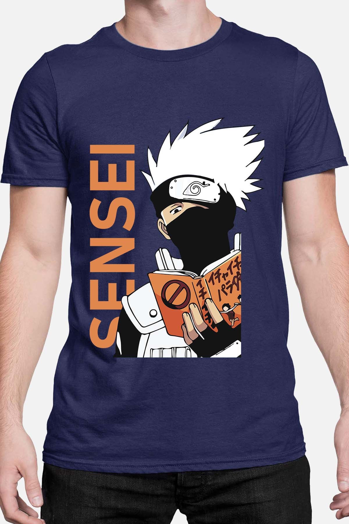 COULEUR:Marine|T-shirt Homme | sensei naruto Marine