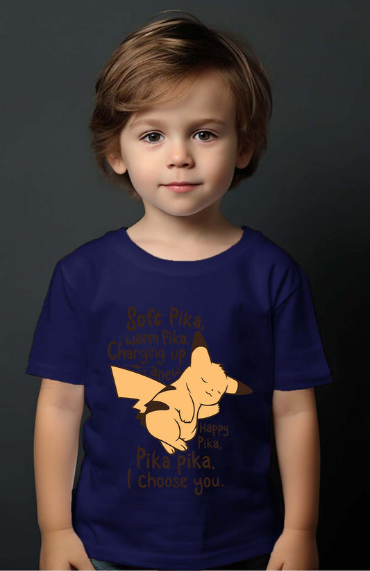 COULEUR:Marine|T-shirt Garçon | soft pika warm Marine