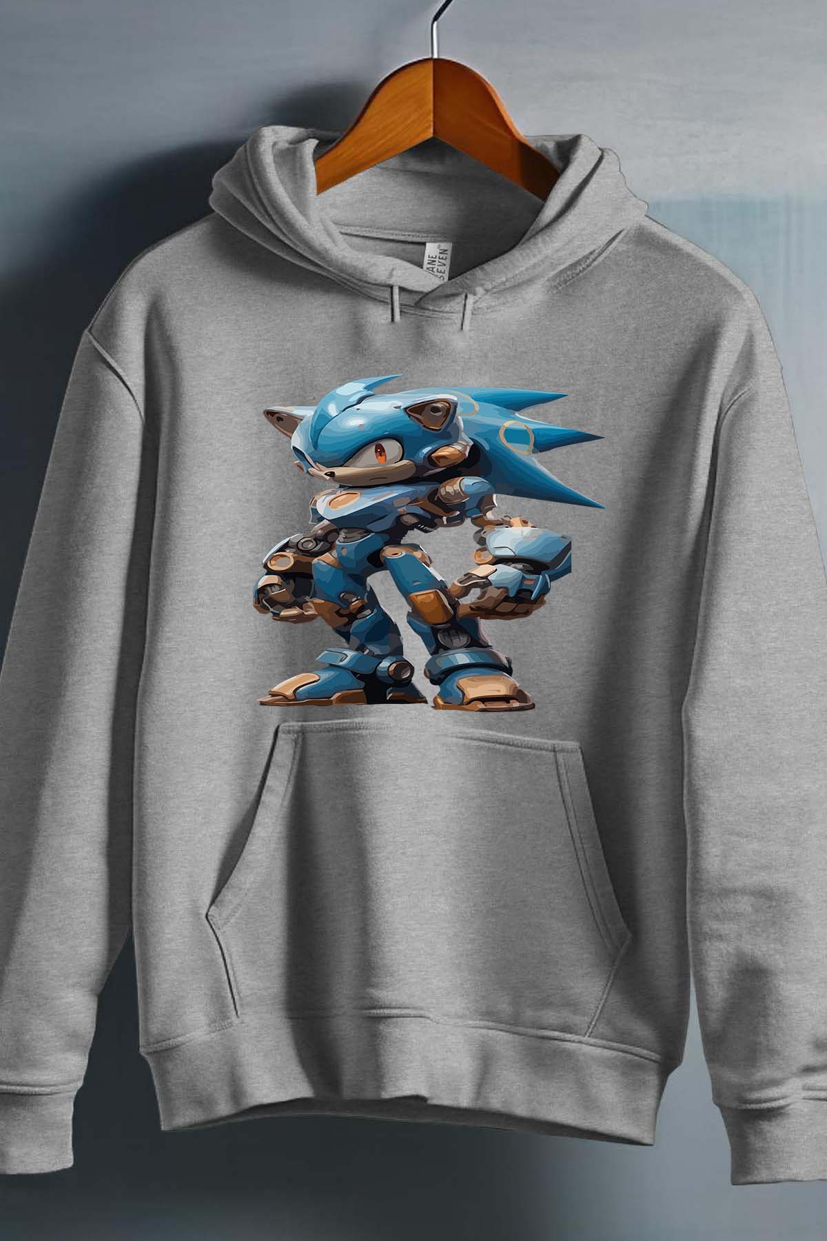 COULEUR:Gris|Sweat Capuche Garçon | sonibot Gris