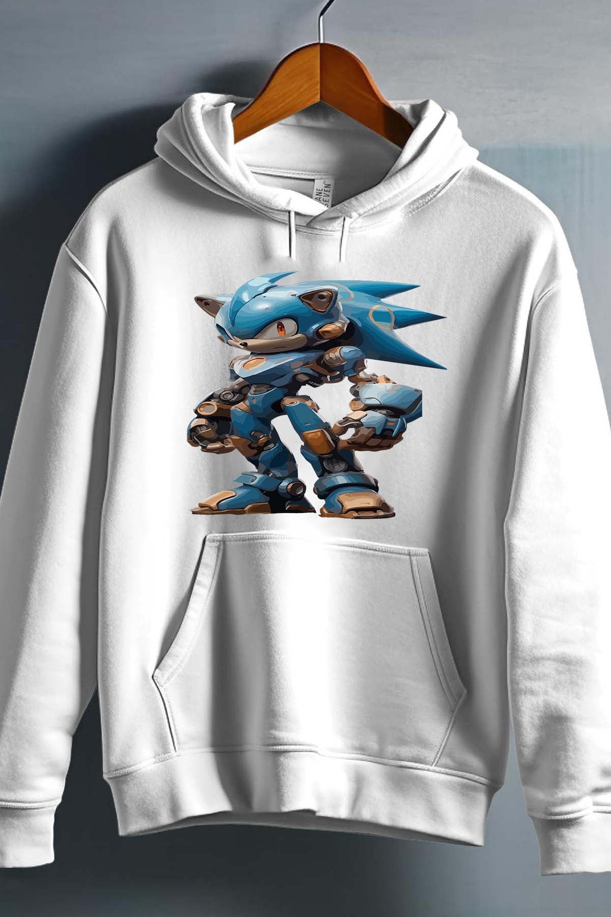 COULEUR:Blanc|Sweat Capuche Homme | sonibot Blanc