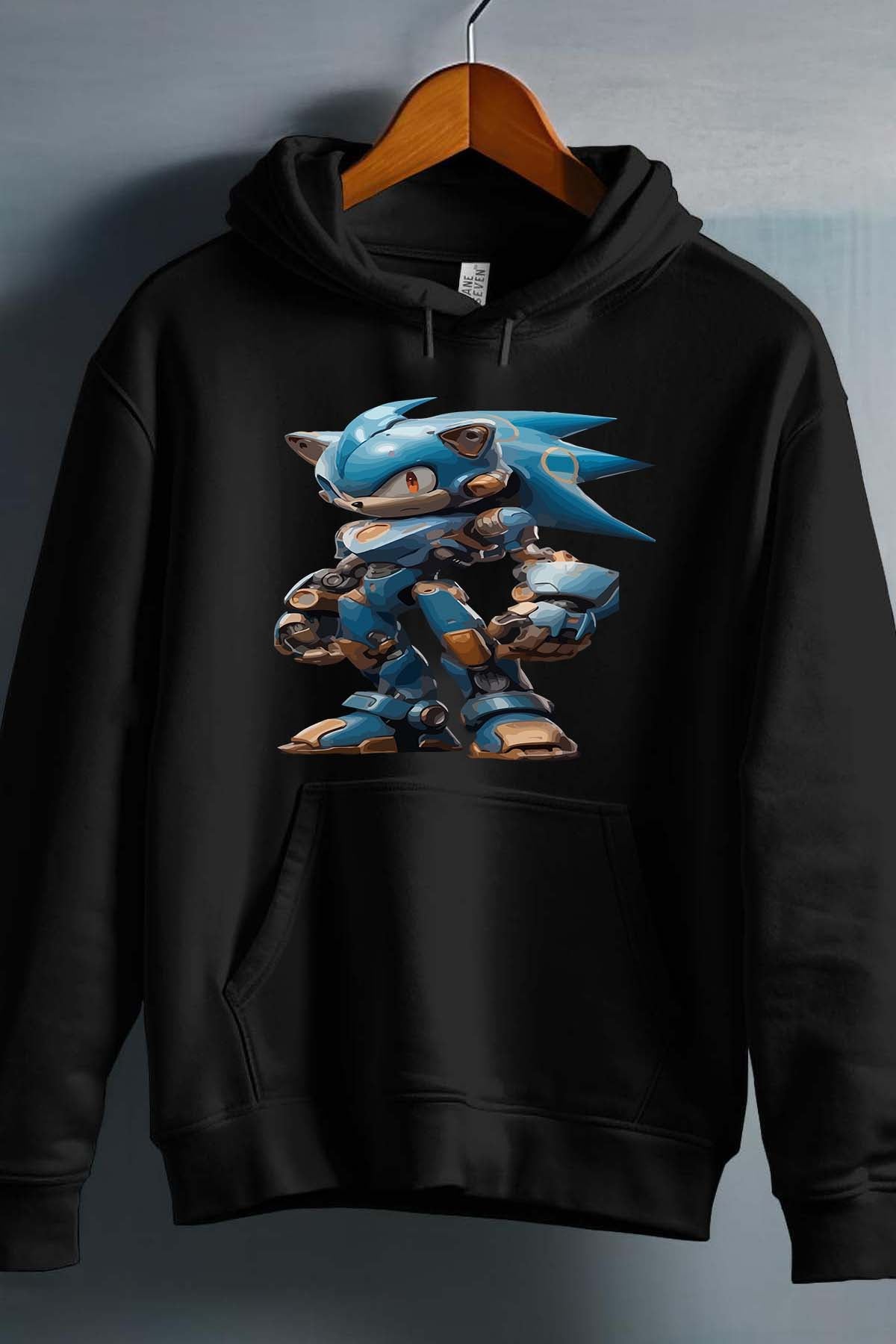 COULEUR:Noir|Sweat Capuche Homme | sonibot Noir