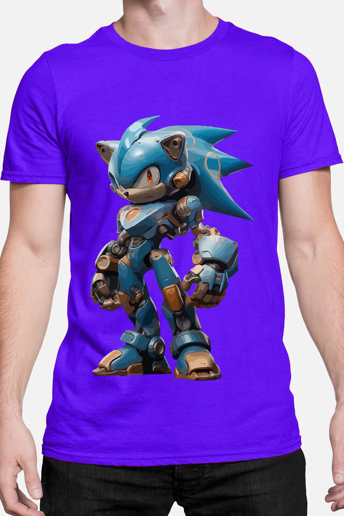 COULEUR:Bleu Roi|T-shirt Homme | sonibot Bleu Roi