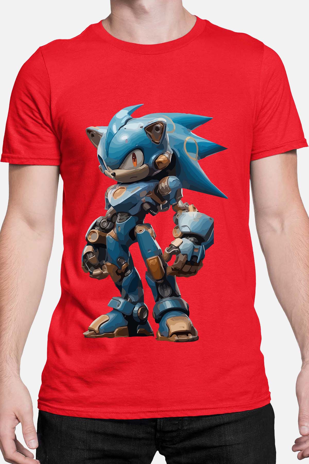 COULEUR:Rouge|T-shirt Homme | sonibot Rouge