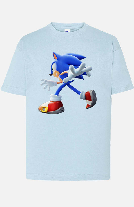 COULEUR:Bleu Ciel|T-shirt Garçon | sonic Run Bleu Ciel