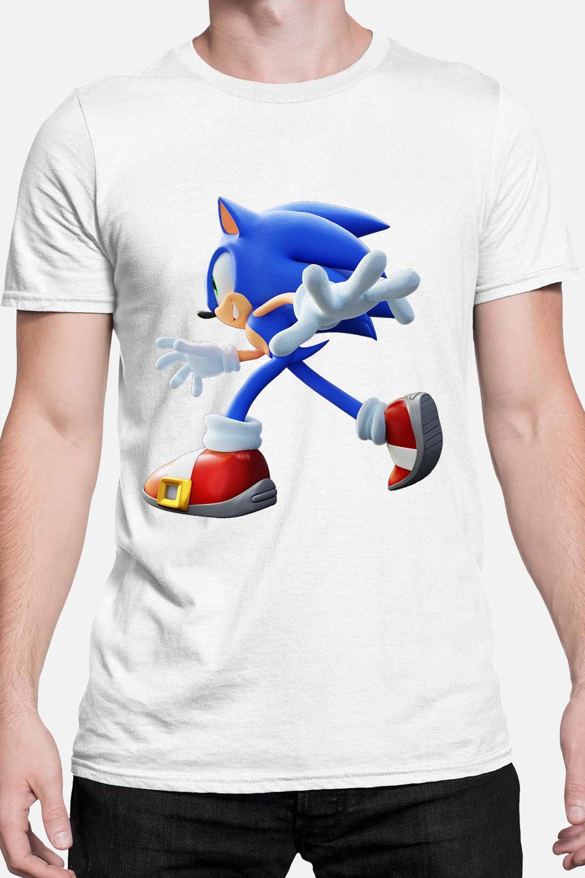 COULEUR:Blanc|T-shirt Homme | sonic Run Blanc
