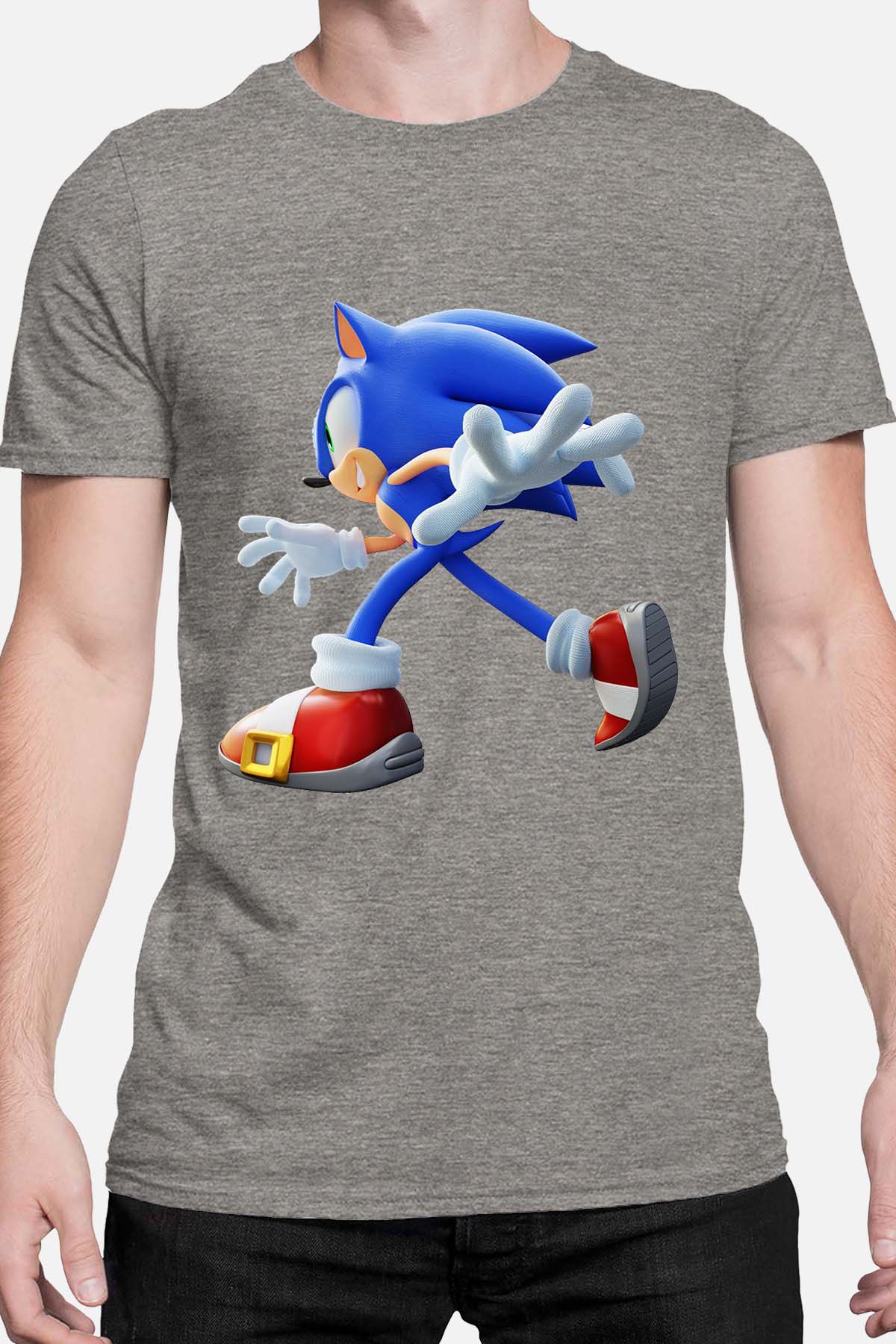 COULEUR:Gris|T-shirt Homme | sonic Run Gris