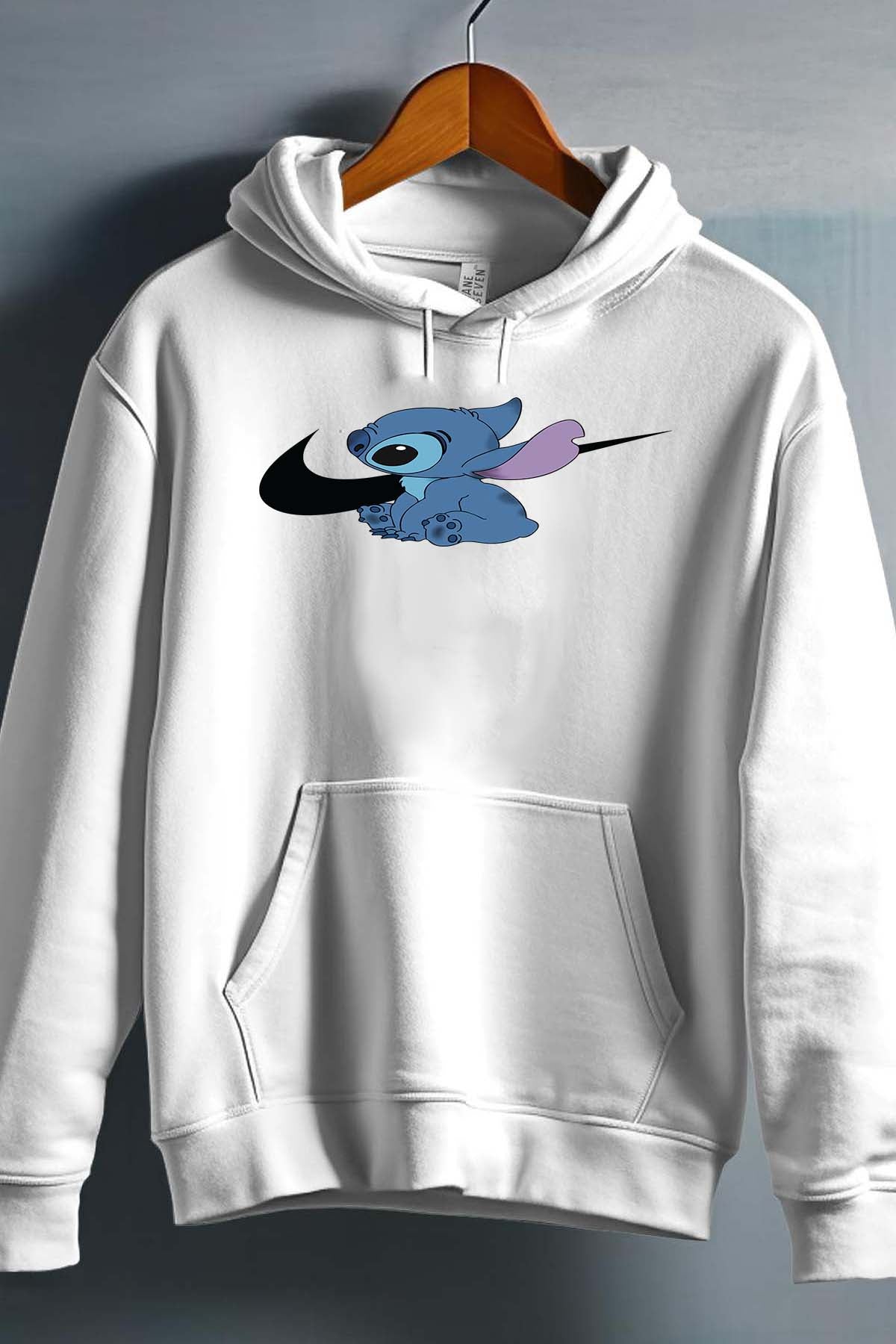 COULEUR:Blanc|Sweat Capuche Homme | stitch nike Blanc