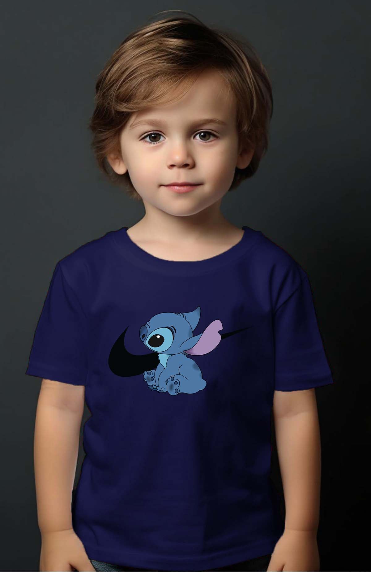 COULEUR:Marine|T-shirt Garçon | stitch nike Marine