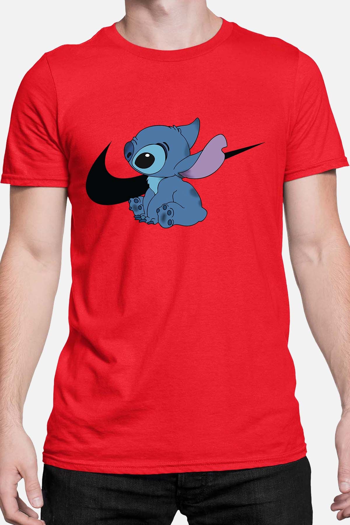 COULEUR:Rouge|T-shirt Homme | stitch nike Rouge