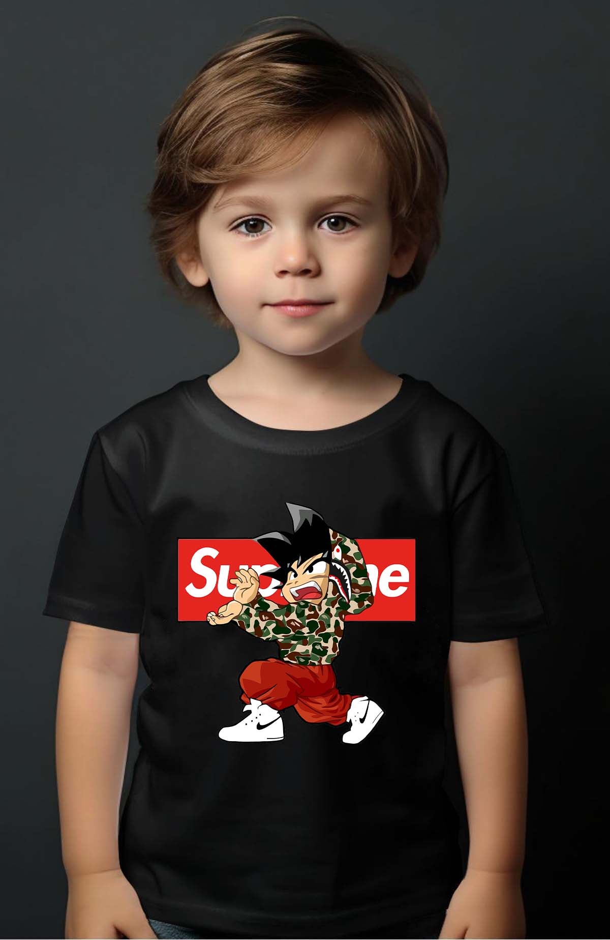 COULEUR:Noir|T-shirt Garçon | supreme dbz Noir