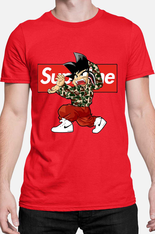 COULEUR:Rouge|T-shirt Homme | supreme dbz Rouge