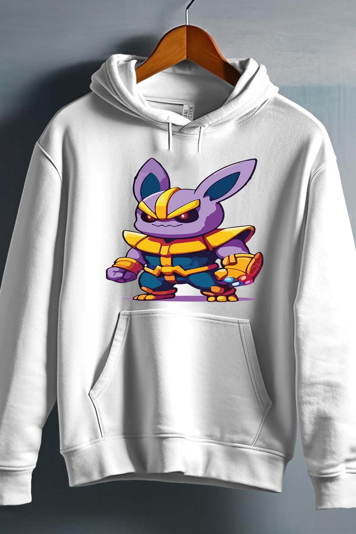 COULEUR:Blanc|Sweat Capuche Homme | thanpoke Blanc