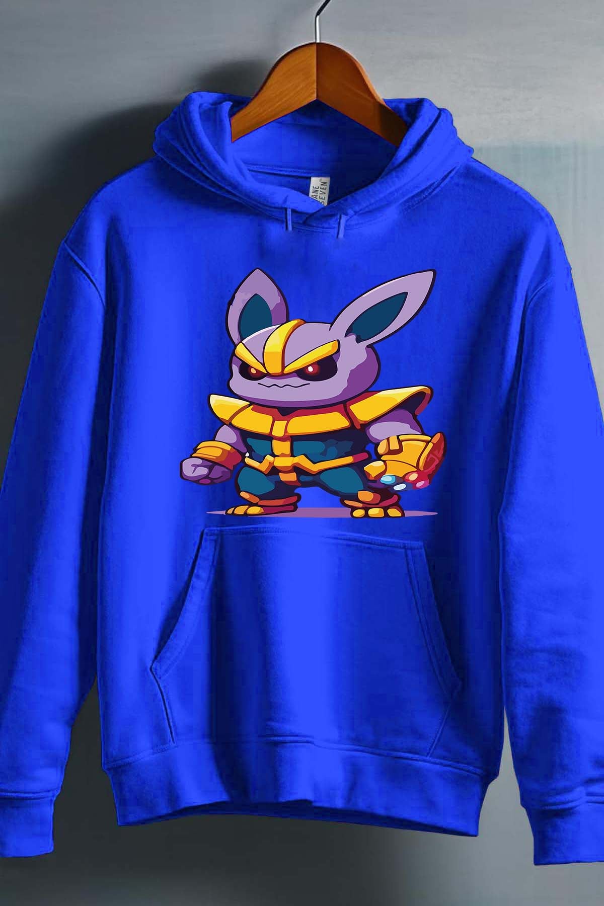 COULEUR:Bleu Roi|Sweat Capuche Homme | thanpoke Bleu Roi