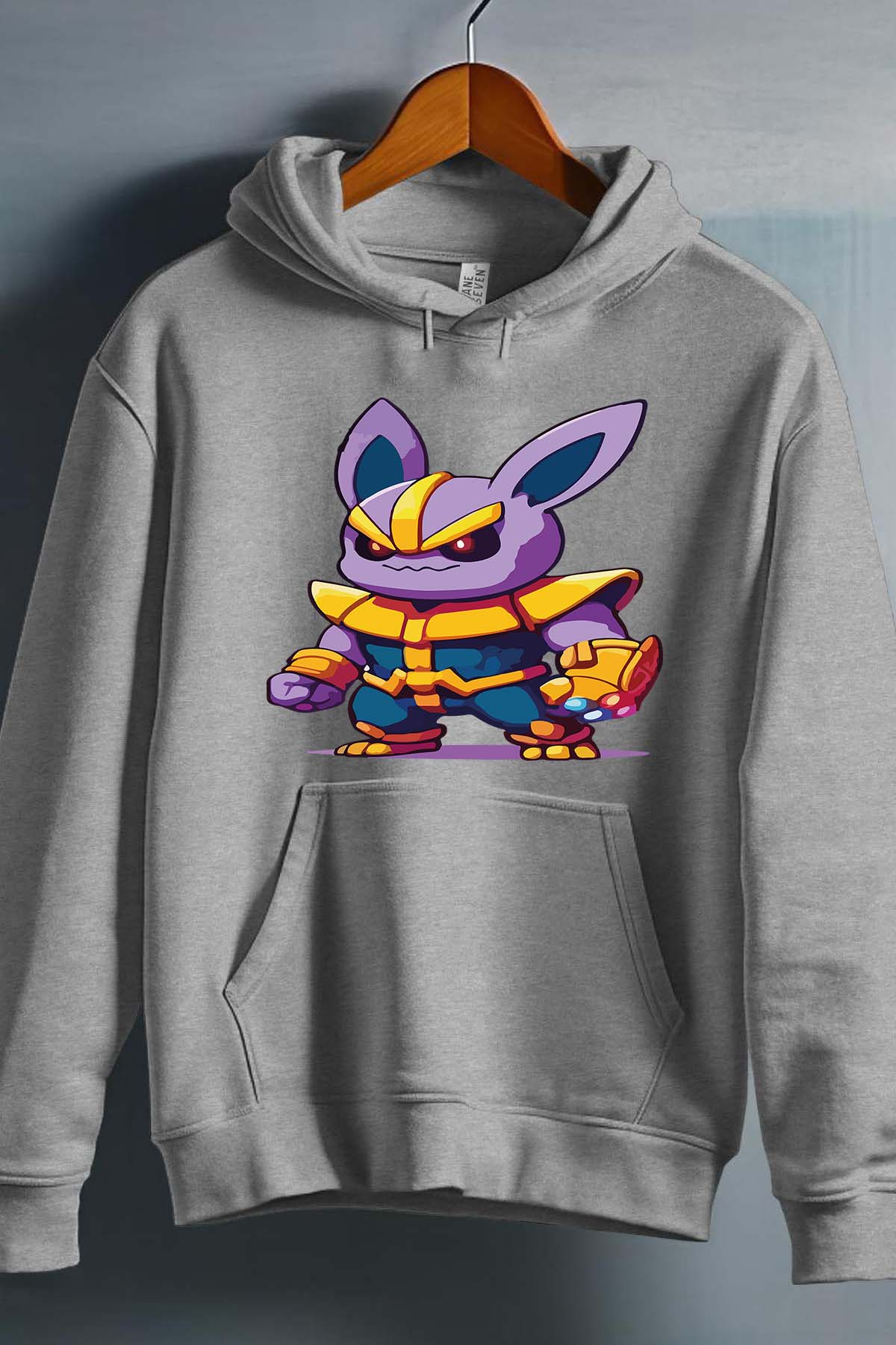 COULEUR:Gris|Sweat Capuche Homme | thanpoke Gris