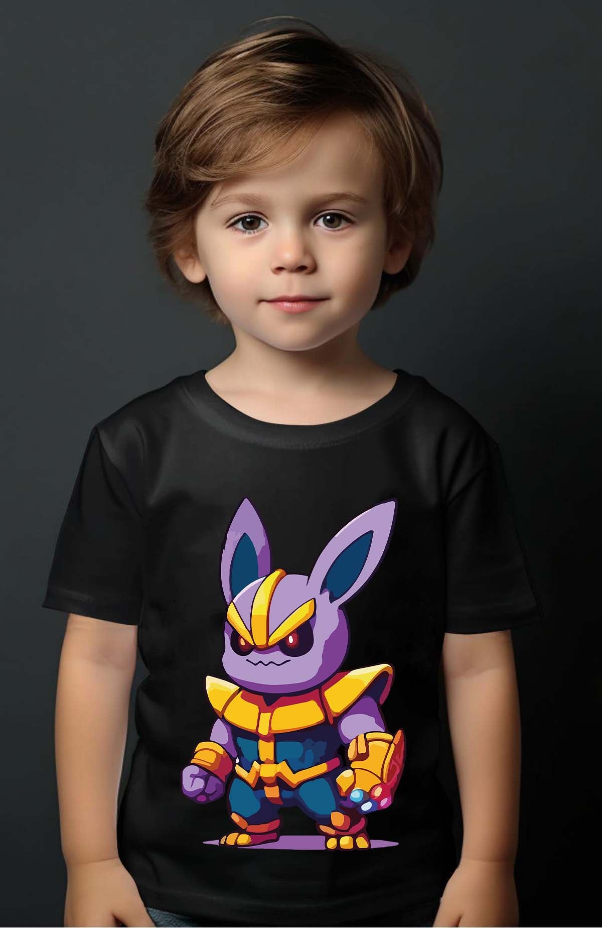 COULEUR:Noir|T-shirt Garçon | thanpoke Noir