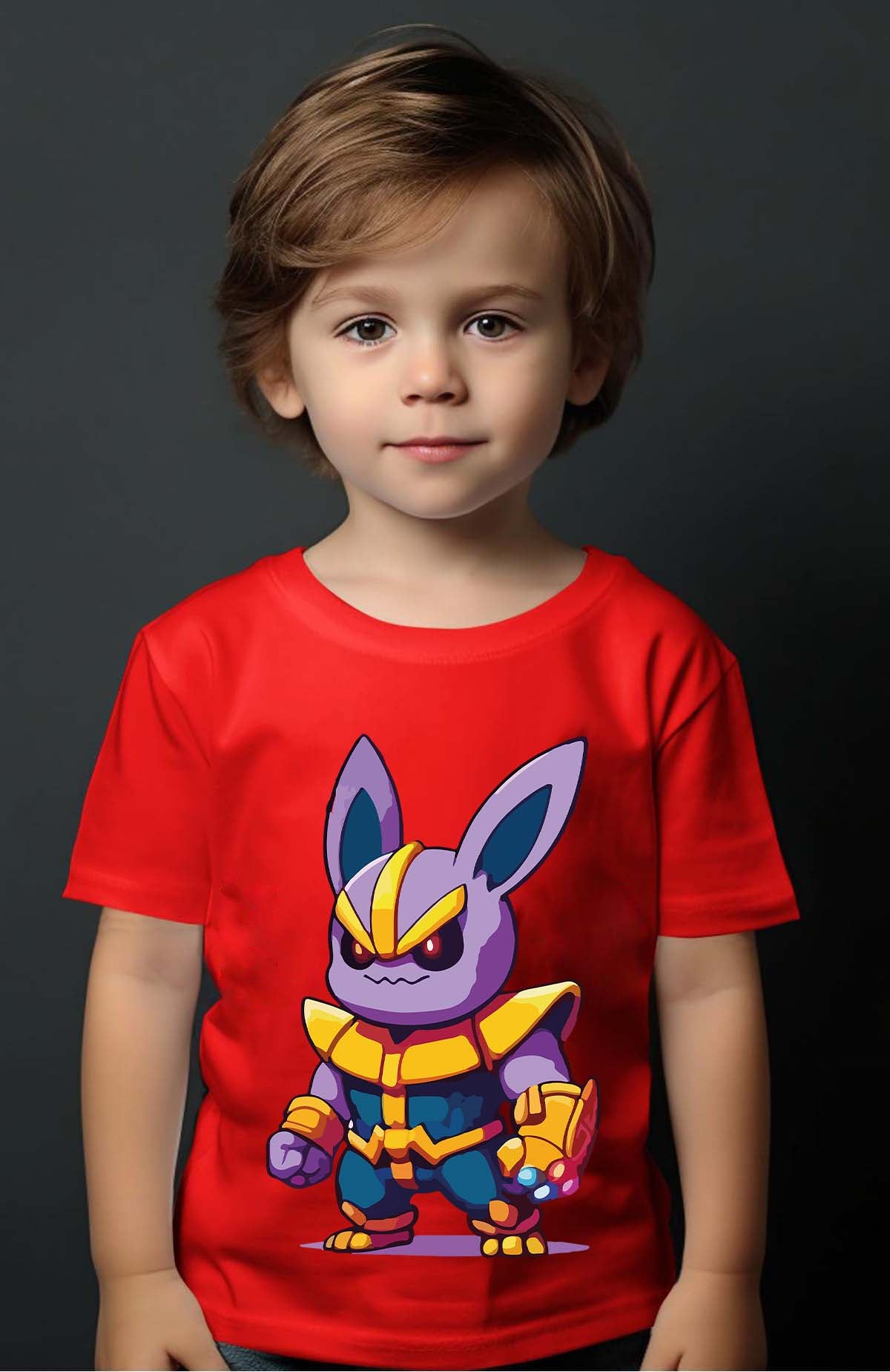 COULEUR:Rouge|T-shirt Garçon | thanpoke Rouge