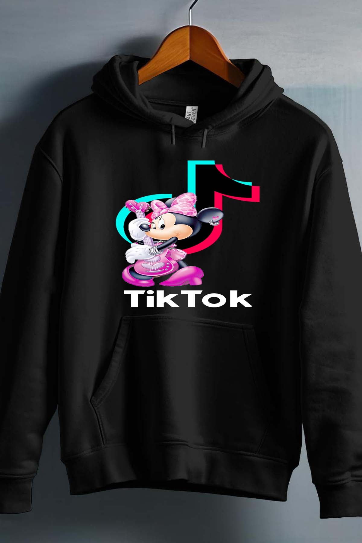 COULEUR:Noir|Sweat Capuche Fille | tiktok minnie M3 Noir