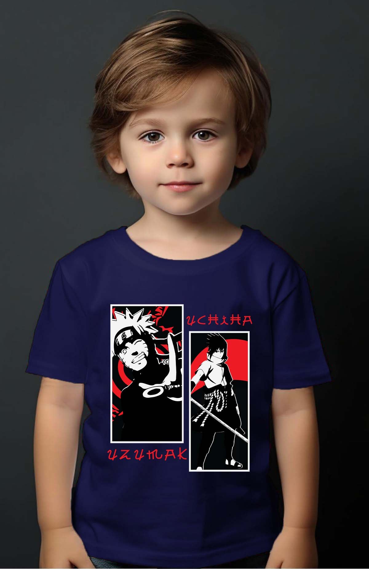 COULEUR:Marine|T-shirt Garçon | uzu & uchiha Marine