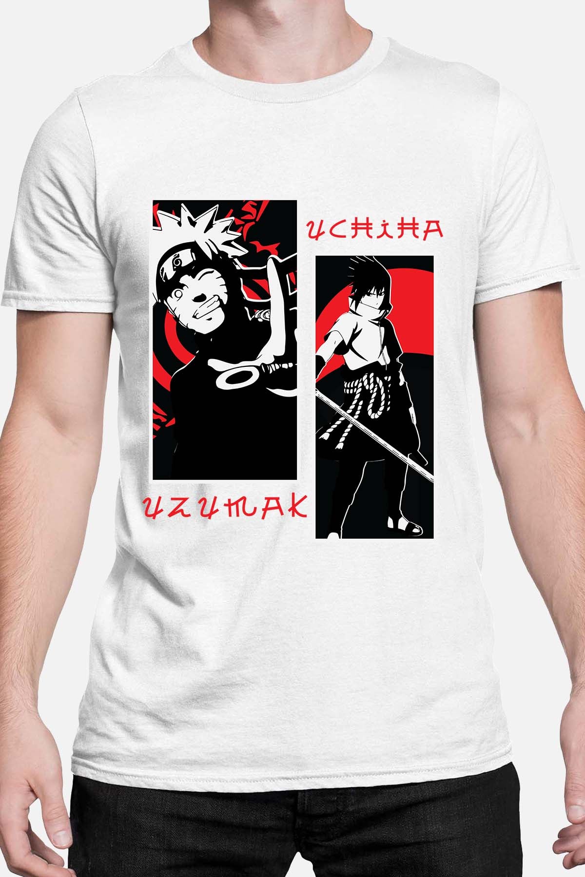COULEUR:Blanc|T-shirt Homme | uzu & uchiha Blanc