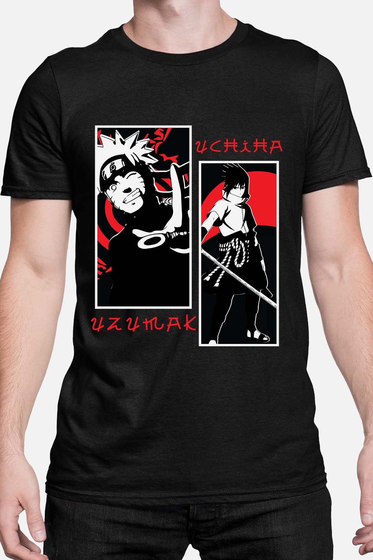 COULEUR:Noir|T-shirt Homme | uzu & uchiha Noir
