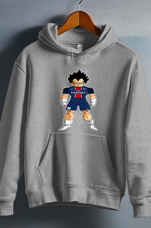 COULEUR:Gris|Sweat Capuche Garçon | vegeta psg Gris