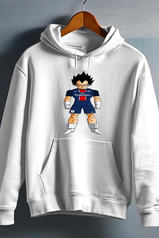 COULEUR:Blanc|Sweat Capuche Homme | vegeta psg Blanc