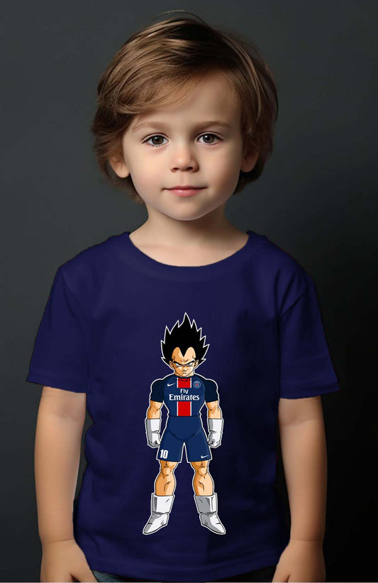 COULEUR:Marine|T-shirt Garçon | vegeta psg Marine