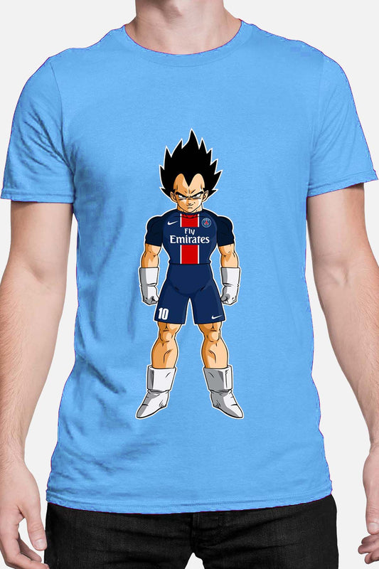 COULEUR:Bleu Ciel|T-shirt Homme | vegeta psg Bleu Ciel