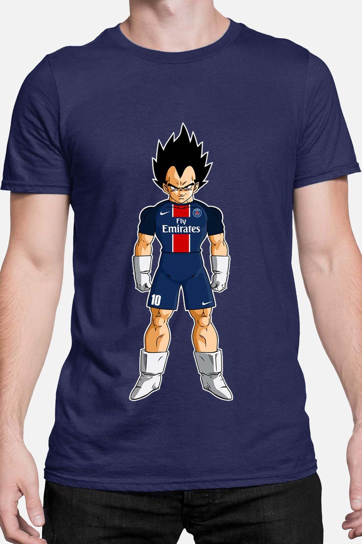 COULEUR:Marine|T-shirt Homme | vegeta psg Marine