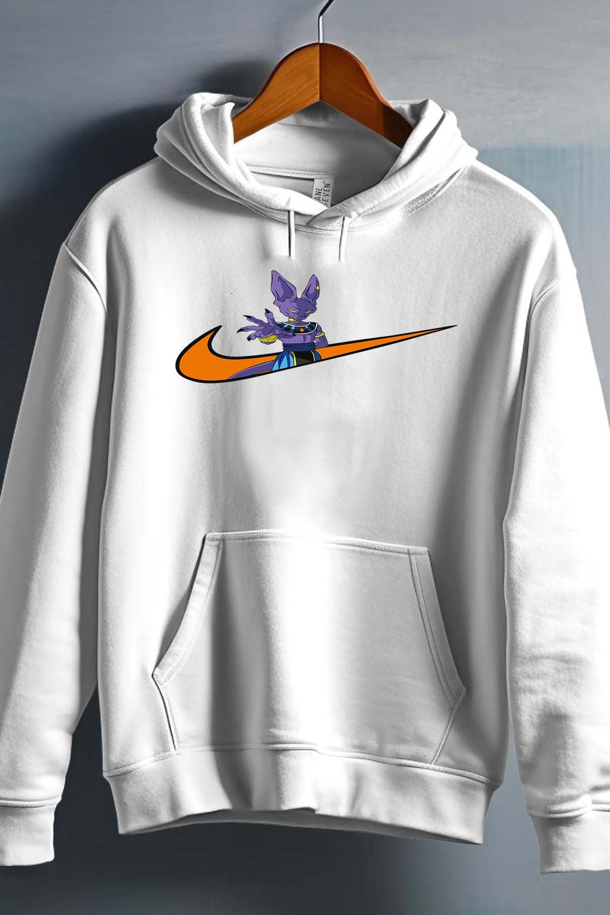 COULEUR:Blanc|Sweat Capuche Homme | virgule birus dbz Blanc