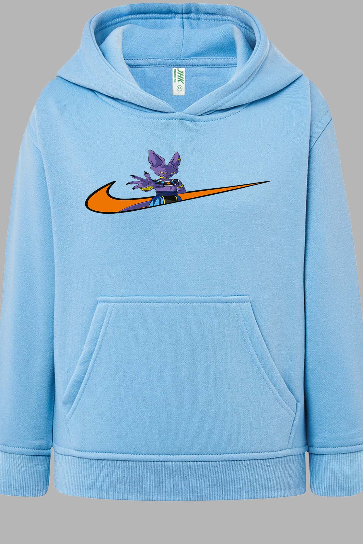 COULEUR:Bleu Ciel|Sweat Capuche Homme | virgule birus dbz Bleu Ciel