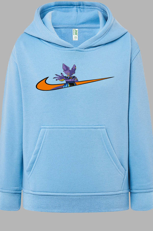 COULEUR:Bleu Ciel|Sweat Capuche Homme | virgule birus dbz Bleu Ciel