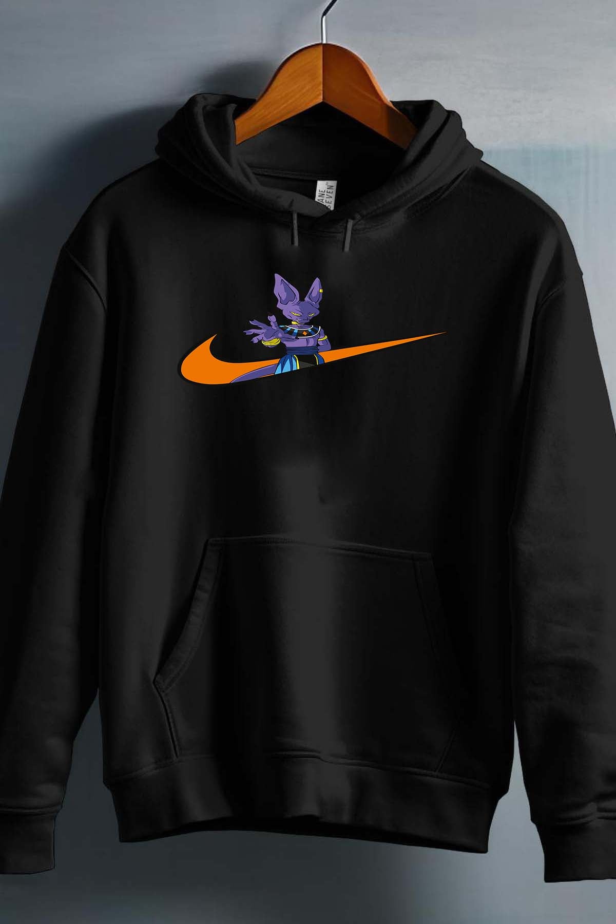 COULEUR:Noir|Sweat Capuche Homme | virgule birus dbz Noir