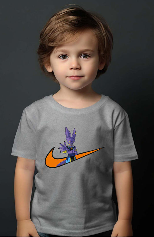 COULEUR:Gris|T-shirt Garçon | virgule birus dbz Gris