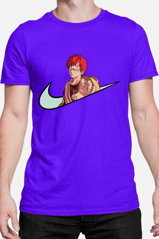 COULEUR:Bleu Roi|T-shirt Homme | virgule gaara naruto Bleu Roi