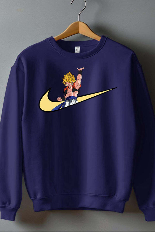 COULEUR:Marine|Sweat Col Rond Homme | virgule gogata 2 Marine