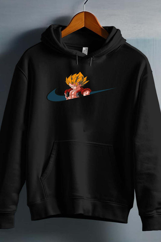 COULEUR:Noir|Sweat Capuche Homme | virgule gogeta Noir