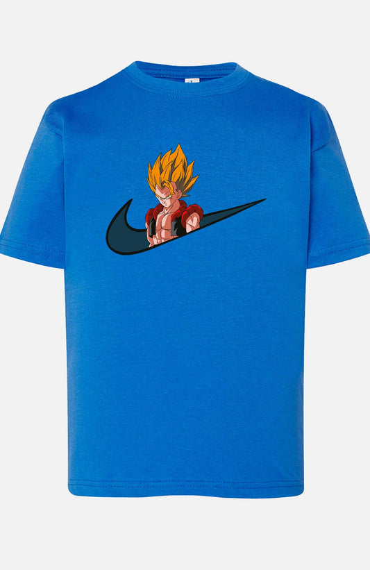 COULEUR:Bleu Roi|T-shirt Garçon | virgule gogeta Bleu Roi