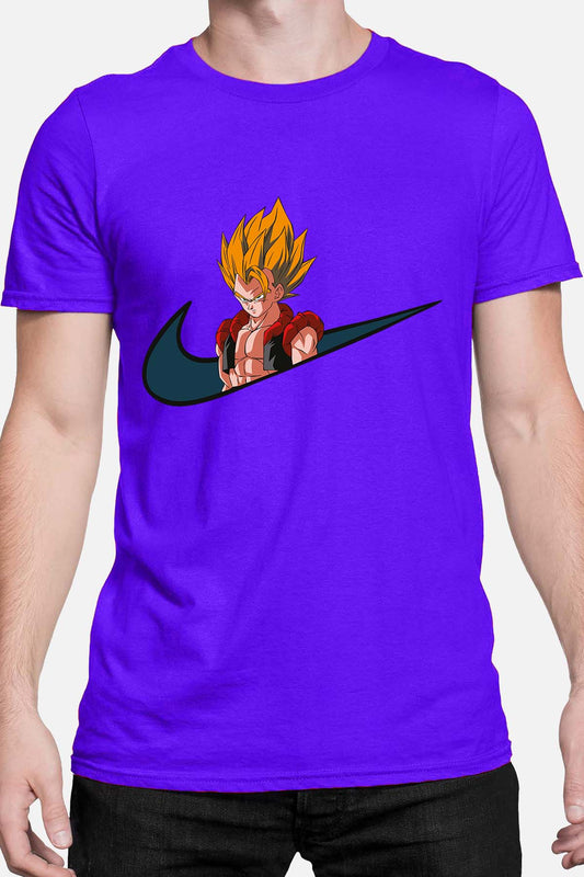 COULEUR:Bleu Roi|T-shirt Homme | virgule gogeta Bleu Roi
