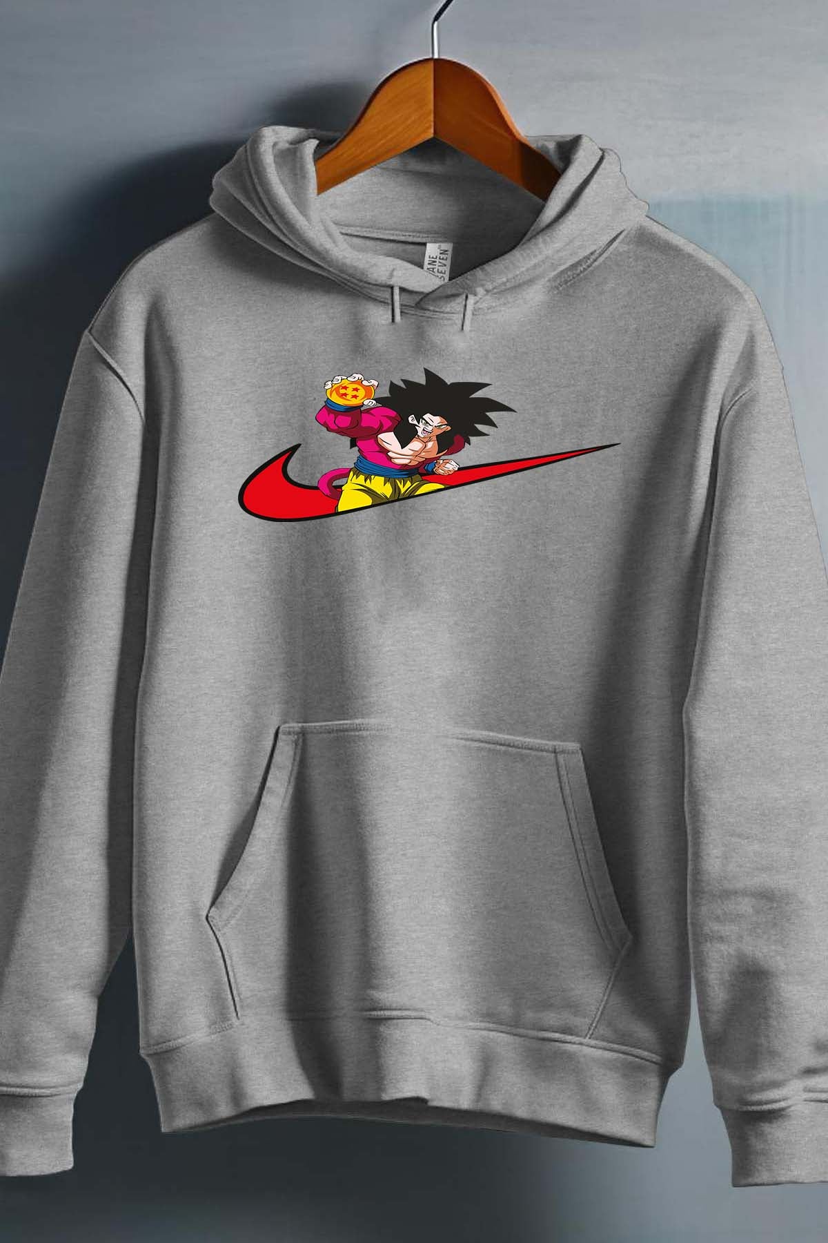 COULEUR:Gris|Sweat Capuche Homme | virgule gogta singe Gris
