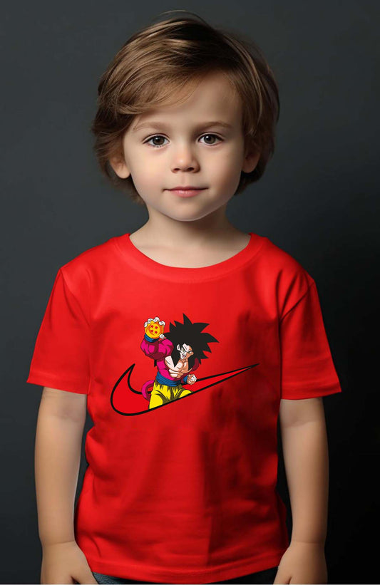 COULEUR:Rouge|T-shirt Garçon | virgule gogta singe Rouge