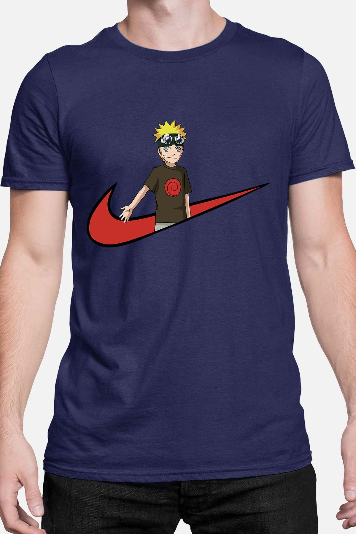 COULEUR:Marine|T-shirt Homme | virgule naruto Marine