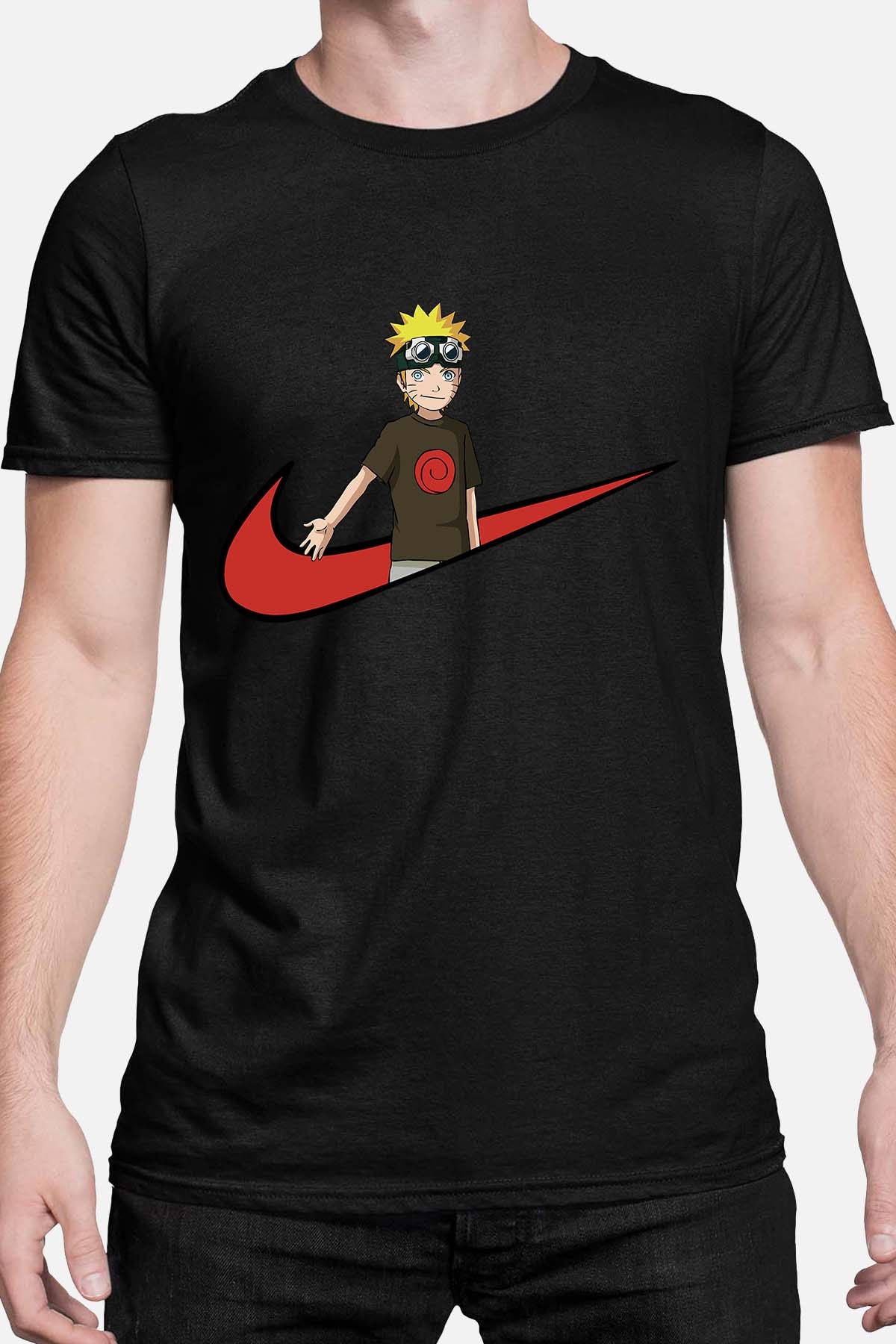 COULEUR:Noir|T-shirt Homme | virgule naruto Noir