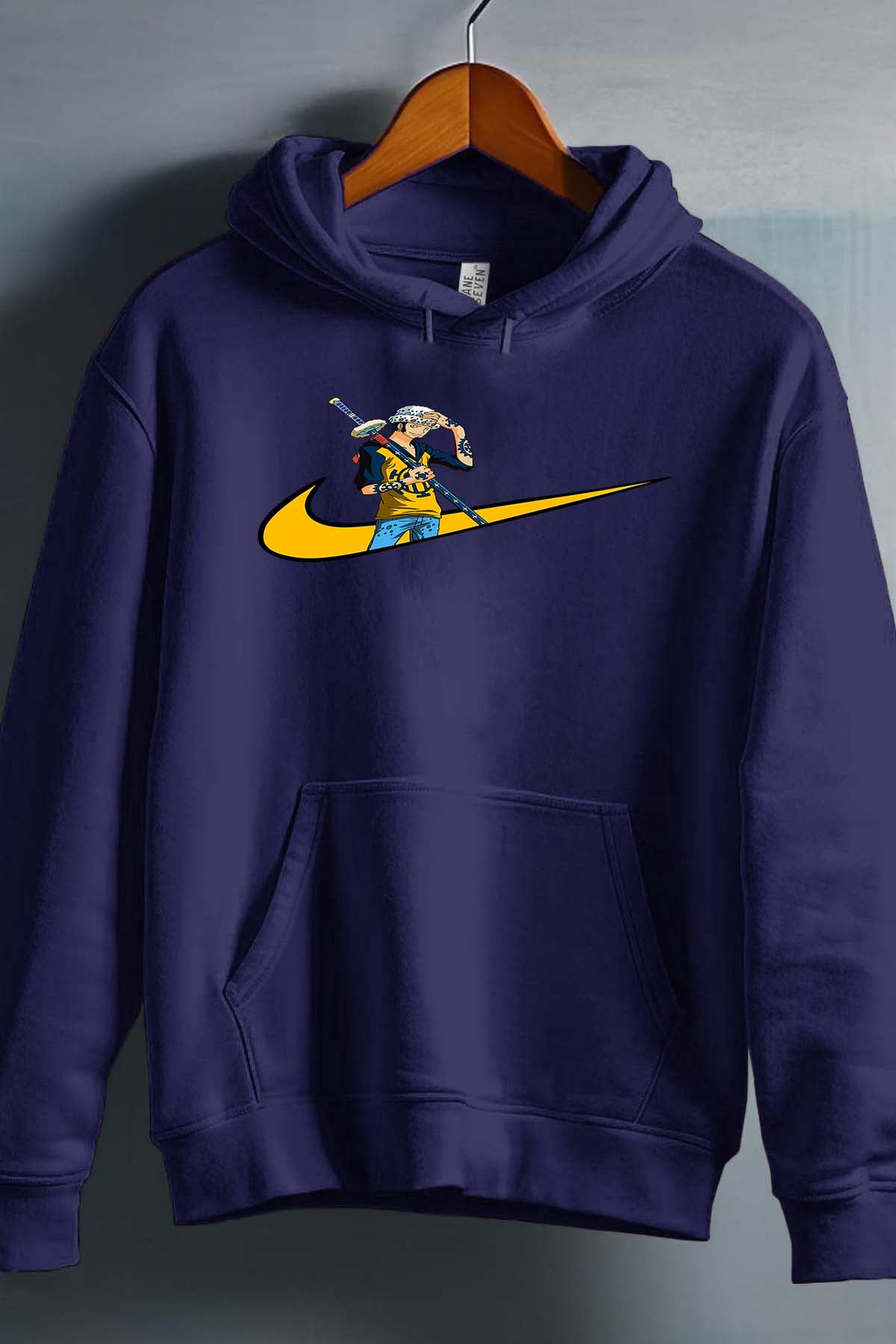 COULEUR:Marine|Sweat Capuche Homme | virgule one piece Marine