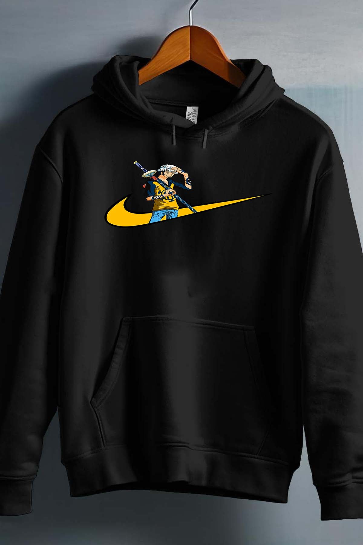 COULEUR:Noir|Sweat Capuche Homme | virgule one piece Noir