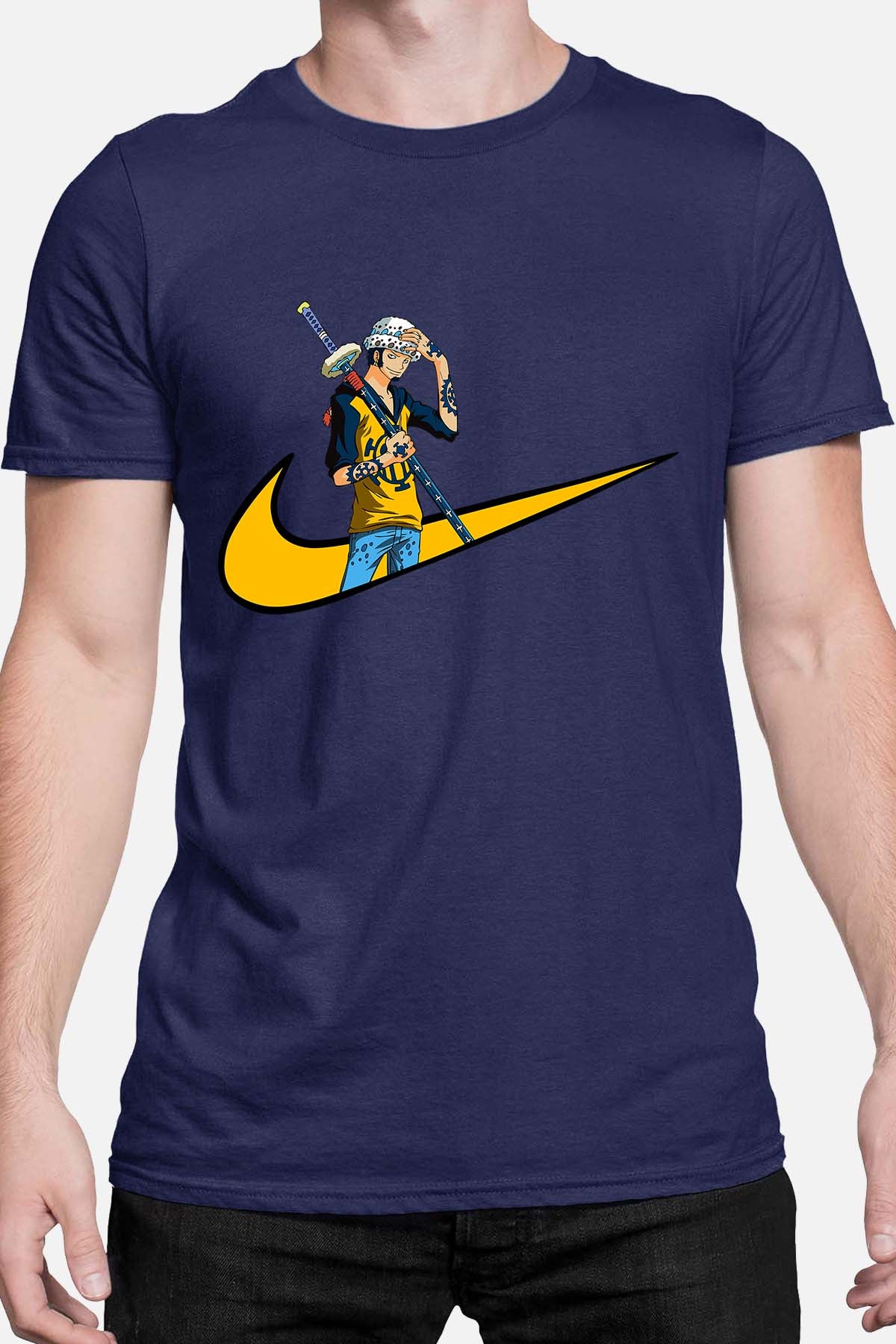 COULEUR:Marine|T-shirt Homme | virgule one piece Marine