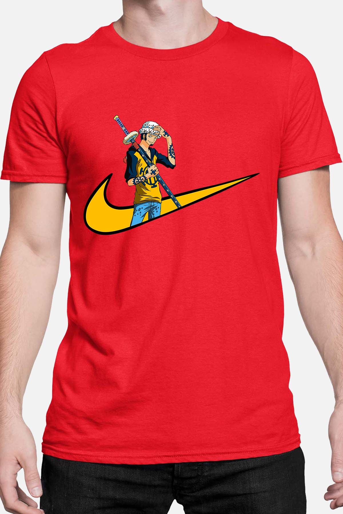 COULEUR:Rouge|T-shirt Homme | virgule one piece Rouge