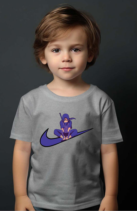 COULEUR:Gris|T-shirt Garçon | virgule perso naruto 13 Gris