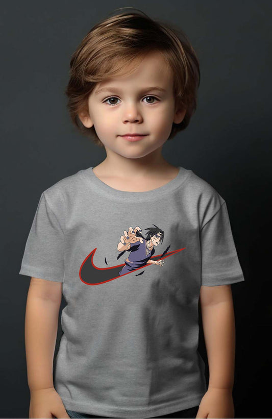 COULEUR:Gris|T-shirt Garçon | virgule perso naruto 15 Gris